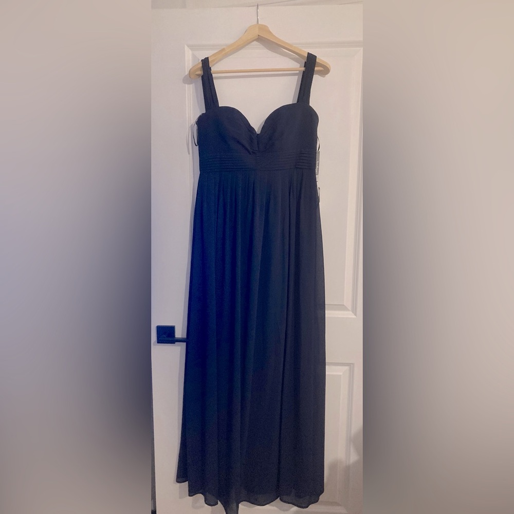 Lulu's Navy Maxi Dress (NWT)